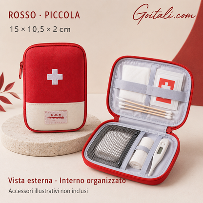 🔥 Trousse de premiers secours de voyage de poche – Une trousse de premiers secours portable pour toutes vos aventures 🩺
