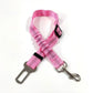 🐶🚗 Ceinture de sécurité réfléchissante et élastique pour animaux de compagnie – Système de retenue réglable pour voiture avec amortisseur de chocs