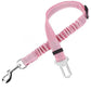 🐶🚗 Ceinture de sécurité réfléchissante et élastique pour animaux de compagnie – Système de retenue réglable pour voiture avec amortisseur de chocs
