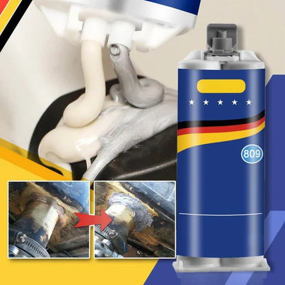 🔥 -50 % MAINTENANT ! ✨ Colle réparatrice pour métaux – Sans soudure, résistante aux températures extrêmes, mélange 1:1 🔧⚡