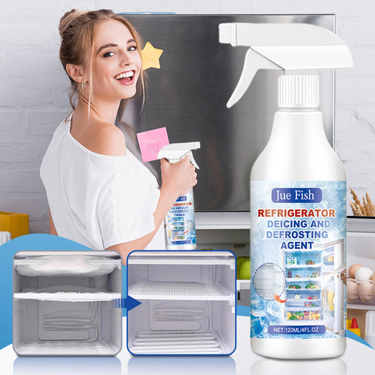 Spray dégivrant pour réfrigérateur et congélateur - Élimination rapide de la glace grâce à une formule écologique pour un nettoyage sans effort 🌿❄️