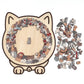 🌈HOT SALE⌛ 50 % de réduction🐱Puzzle en bois représentant un chat aux couleurs Morandi, 135 pièces🎁