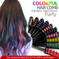 🎅 PRÉVENTE DE NOËL : 50% DE RÉDUCTION ✨ Craie Colorante Temporaire pour Cheveux – 10 Couleurs, Sans Danger & Part au Shampooing ✨