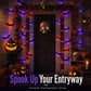 🦇50 % DE RÉDUCTION POUR UNE DURÉE LIMITÉE ! ⏰Décoration murale LED chauve-souris 3D pour Halloween 🦇
