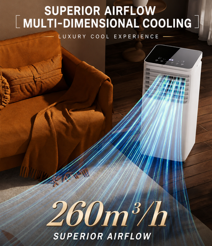 ❄️40 % DE RÉDUCTION EN CE MOMENT ! 🌬️Climatiseur portable 3-en-1 silencieux avec ventilateur