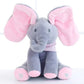 🐘🎶Peek-A-Boo Singing Elephant Plush Toy – Interactive Musical Stuffed Animal