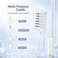 💧Peigne applicateur d'huile pour cuir chevelu rechargeable avec 7 embouts de massage en métal – Répartition homogène du sérum à la racine et stimulation du cuir chevelu pour le soin des cheveux