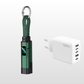 💥 Offre spéciale : Achetez 2, recevez 1 GRATUIT !🔌 Câble de charge 4 en 1 avec affichage numérique et anneau porte-clés – charge rapide, résistant aux nœuds et compact