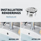 🔥 50% DE RÉDUCTION ! ✨Bouchon de vidange pour lavabo, lot de 5, rond, anneau de remplacement pour trop‑plein, accessoire pour salle de bain et cuisine