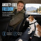 🐶🚗 Ceinture de sécurité réfléchissante et élastique pour animaux de compagnie – Système de retenue réglable pour voiture avec amortisseur de chocs