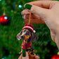 ⏳🔥50 % DE RÉDUCTION POUR UNE DURÉE LIMITÉE ! ⏰🎄 Décorations de sapin de Noël en forme de chiot 🐕🎁