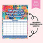 🔥🎉Plus de 58 000 exemplaires vendus !🎁🌟Calendrier mural « Sweary » 2027 – Un cadeau humoristique et grivois pour vos amis, idéal pour se détendre à la maison