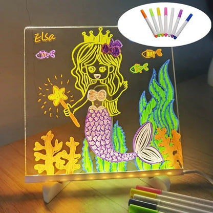 💥💥55% de réduction pour une durée limitée 💥💥🎨 Tableau de notes LED 🎁 Achetez 1 et obtenez 7 stylos de couleur gratuitement