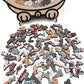 🌈HOT SALE⌛ 50 % de réduction🐱Puzzle en bois représentant un chat aux couleurs Morandi, 135 pièces🎁