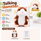 🔥-50% PROMO✨Peluche hamster parlante🐹Répète vos mots, bouge la tête automatiquement, jouet amusant