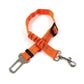 🐶🚗 Ceinture de sécurité réfléchissante et élastique pour animaux de compagnie – Système de retenue réglable pour voiture avec amortisseur de chocs