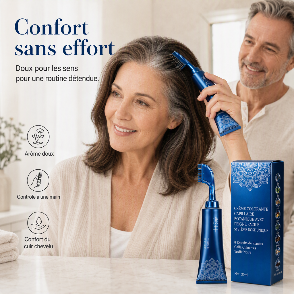 🌿✨ 50 % DE RÉDUCTION EN CE MOMENT ! !✨🌿 Peigne pour coloration naturelle des cheveux, à utiliser chez soi