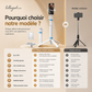 📸✨50 % DE RÉDUCTION ! 🎞️🤖 Perche à selfie à détection automatique et rotation automatique à 360° – Commande gestuelle, suivi par IA et prévention des interférences dues à la foule. Plus de 5 312 créateurs de contenu filment les mains libres !✨