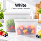 🔥 -50% VENTE FLASH ! BEST-SELLER 🔥 Récipients réutilisables en silicone avec fermeture à glissière – Lot de 2 (un grand et un petit) : conservez vos aliments frais, réduisez les déchets et emportez-les partout ! ♻️🥗✨