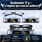 👓 Lunettes de lecture à double usage ✨ - Verres en saphir | Protection contre la lumière bleue | Dioptries de +1,00 à +4,00 | Noir et marron