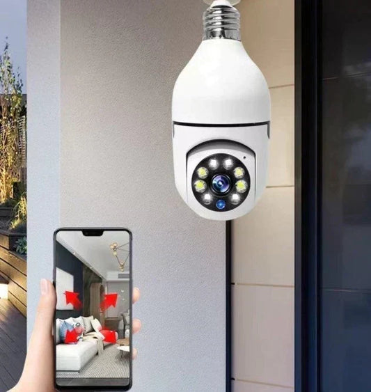 💡【Ampoule WiFi sans fil avec caméra】— Éteinte, c'est une ampoule ; allumée, c'est votre garde du corps personnel — un gardien caché dans la lumière ! 🔒✨