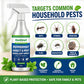 👍Offre exceptionnelle : 2 achetés, 1 offert🗑️Spray anti-insectes et anti-nuisibles à l'huile essentielle de menthe poivrée naturelle – Puissance maximale – Formule au parfum doux pour la maison et le jardin