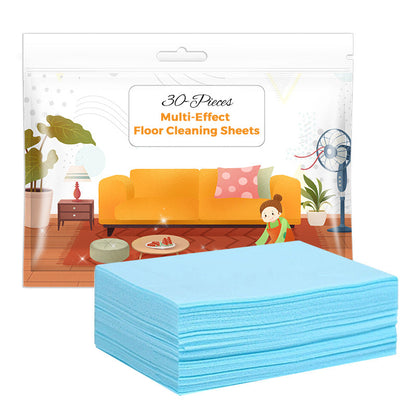 Lot de 30 feuilles nettoyantes multi-effets pour sols