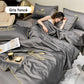 ❄️💕 VENTE DIRECTE USINE -51% ! Parure de Lit 4 Pièces en Velours Haut de Gamme – Douce, Respirante & Rafraîchissante (Tailles 1-2 Places)