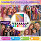 📢📢50 % DE RÉDUCTION !! ⏰ Kit Craies Capillaires – 12 Couleurs Éclatantes, Lavable & Applicateur Facile pour Fêtes & Photos.