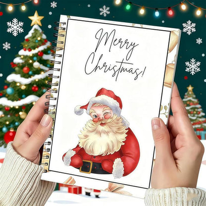 🔥🎁50 % DE RÉDUCTION !!! - Prêt pour Noël ! 🎅 Carnet de cartes-cadeaux de Noël - 👍 Carnet de cartes-cadeaux de Noël à reliure spirale à faire soi-même