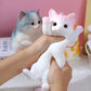 Soft and Cuddly Cat – Stress-Relief Squeezable Toy