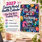 🔥🎉Plus de 58 000 exemplaires vendus !🎁🌟Calendrier mural « Sweary » 2027 – Un cadeau humoristique et grivois pour vos amis, idéal pour se détendre à la maison
