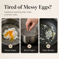 🥚🍳Moule à œufs en acier inoxydable 304 – Formes amusantes, base plate anti-fuites et démoulage facile