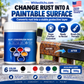🛡️ 50 % DE RÉDUCTION EN CE MOMENT ! 🎨 Peinture anti-rouille résistante aux intempéries – Transforme la rouille en surface prête à peindre, stoppe la corrosion et bloque les UV – Pas besoin de ponçage ✨