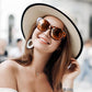 💎🕶️💜 PROMO -50% ! Lunettes de Soleil Oversize Œil de Chat 2026 – Polarées UV400, Portables sur Lunettes de Vue (Multicouleurs)