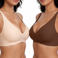 🌸💕Soutiens-gorge sans fil confortables en gelée pour femmes – Bralettes push-up sans couture, soutiens-gorge profonds en V pour tous les jours