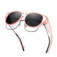 💎🕶️💜 PROMO -50% ! Lunettes de Soleil Oversize Œil de Chat 2026 – Polarées UV400, Portables sur Lunettes de Vue (Multicouleurs)