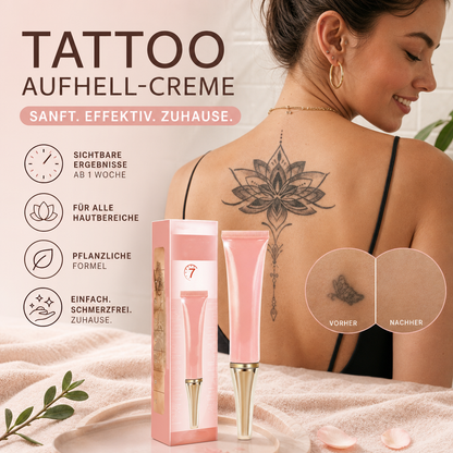 🏆 Offre à durée limitée🔥 2 achetés, le 3e offert 🎁Crème éclaircissante pour tatouages douce, efficace et polyvalente