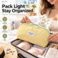 🧳💕 Organisateur de voyage portable pour sous-vêtements – Rangement séparé pour soutiens-gorge, culottes et chaussettes