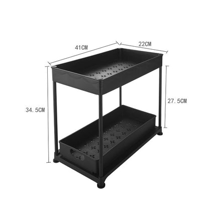 [cadeau pratique] organiseur d'évier de cuisine double