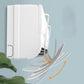 Déflecteur anti-vent pour climatiseur