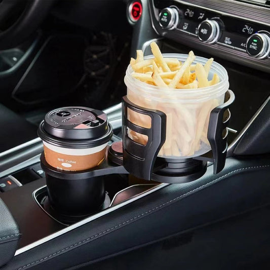 🚗💥 50 % de réduction ! ! 📦Fini le désordre dans la voiture – Porte-boissons universel et rangement multifonction – Boissons, téléphone portable et petits objets toujours à portée de main ✨