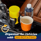 🚗💥 50 % de réduction ! ! 📦Fini le désordre dans la voiture – Porte-boissons universel et rangement multifonction – Boissons, téléphone portable et petits objets toujours à portée de main ✨