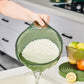 🍚 50 % DE RÉDUCTION ! 🥣 Passoire-bol multifonction pour le riz avec poignée – Passoire intégrée, poignée antidérapante, idéale pour laver, égoutter et servir du riz et des légumes 🥗
