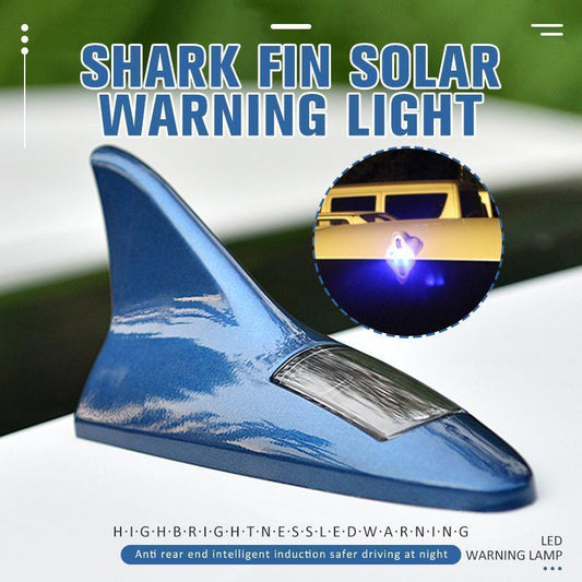 Lampe torche LED à énergie solaire pour voiture avec antenne de toit en aileron de requin