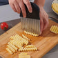 🔪 50 % DE RÉDUCTION EN CE MOMENT ! Couteau à pommes de terre en acier inoxydable ondulé – lame ondulée, manche ergonomique et utilisation polyvalente – idéal pour les légumes, les fruits et la cuisine 🥔✨