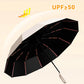 🌧️  Parapluie de sécurité réfléchissant, compact avec boucle à anneau pour un transport facile, idéal pour les trajets domicile-travail