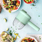 🥦🛒 PROMO FLASH : 50% DE RÉDUCTION ! 🔋 Hachoir Électrique Rechargeable à Main – Moteur 30W & Lames Inox Interchangeables – Capacité 280ml – Compact & Portable – Idéal Salades & Sautés 🥗
