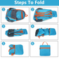 Sac à dos de camping pliable et étanche