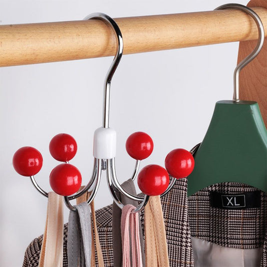 ⚡ VENTE FLASH ⚡ Porte-accessoires rotatif 360° à 6 crochets – organisateur malin pour toute la maison ! 🔥